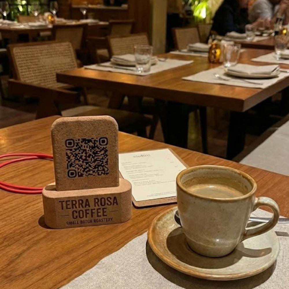 Custom Cork QR Code Display Stand (Pack of 5) - Kavi The Poetry-Art Project