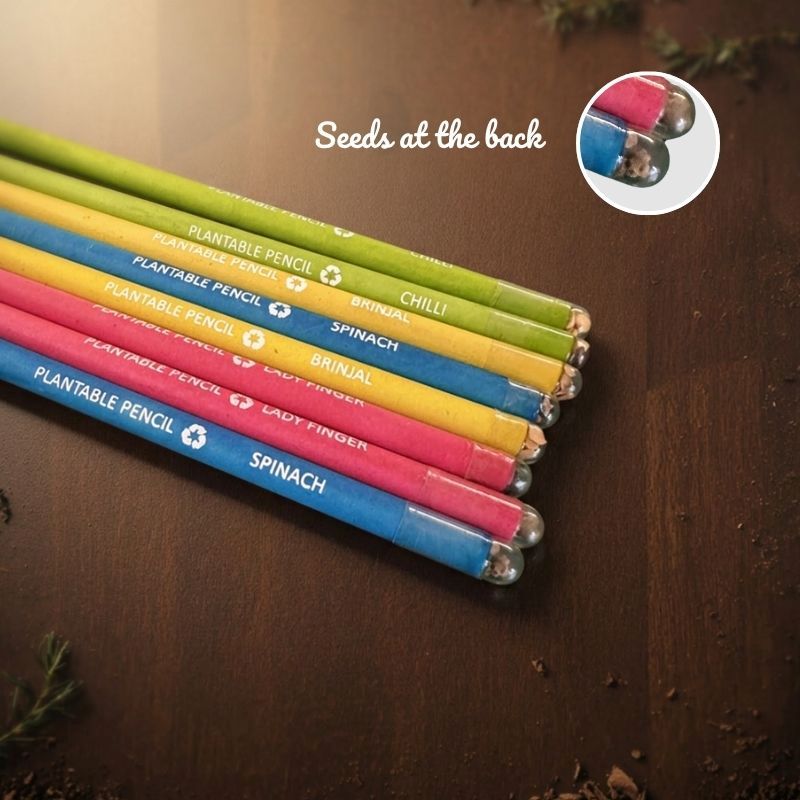 Plantable Seed Pencils With Sleeve