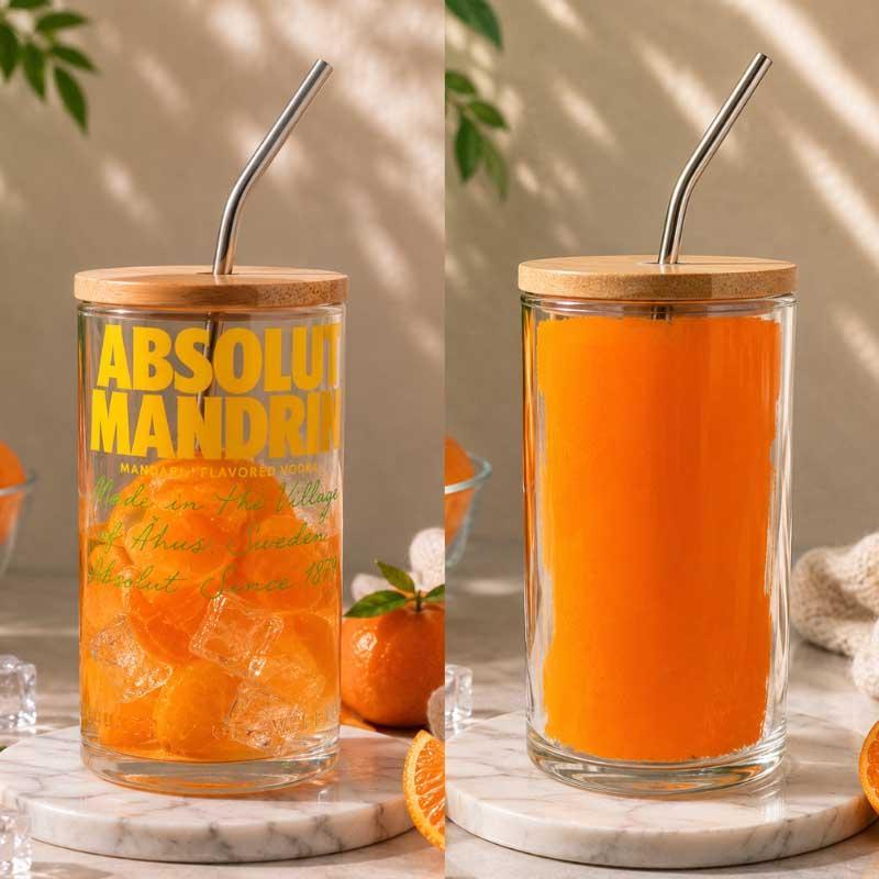 Eco friendly absolut bottle sipper