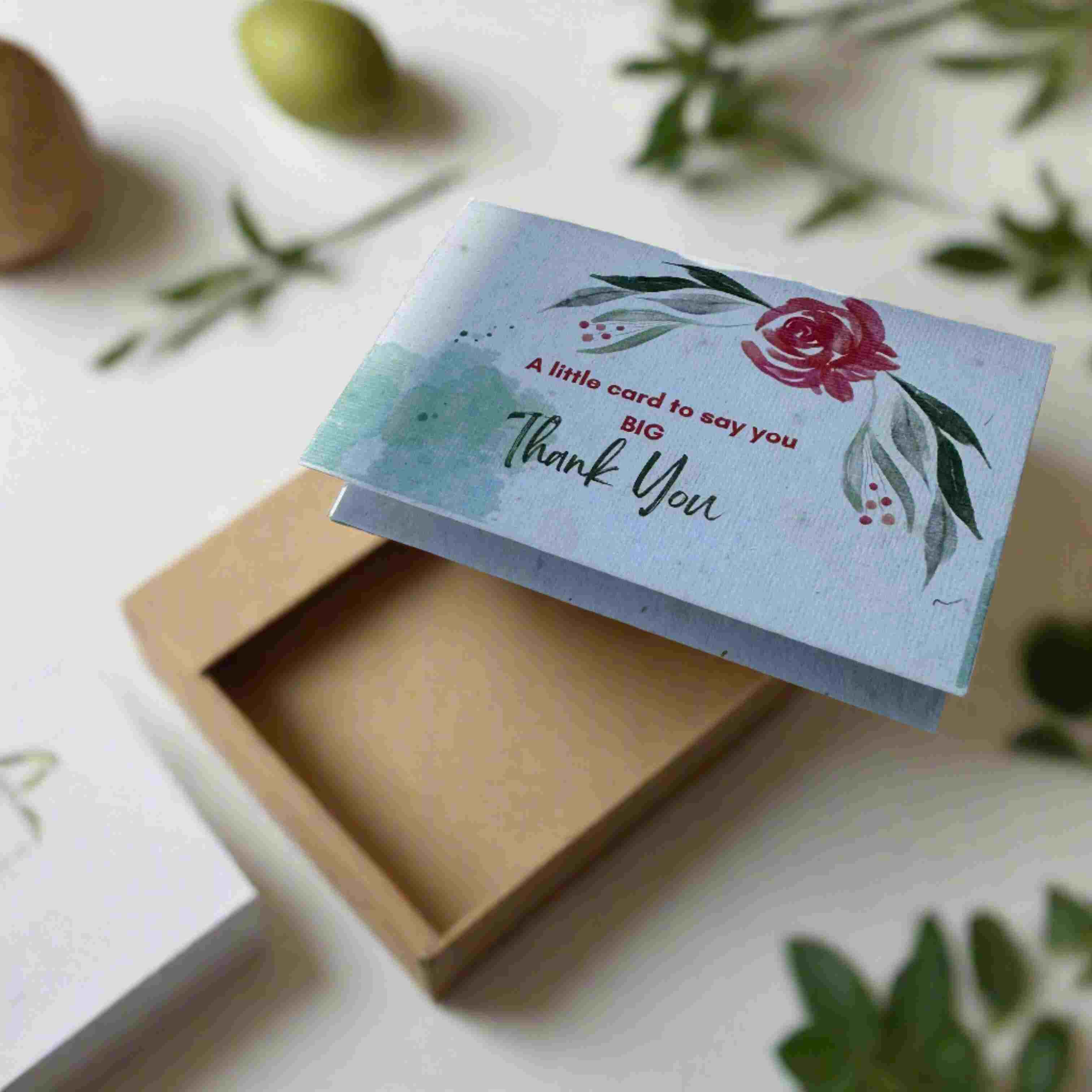 Plantable Little Thank You Cards with Envelopes (Set of 12)