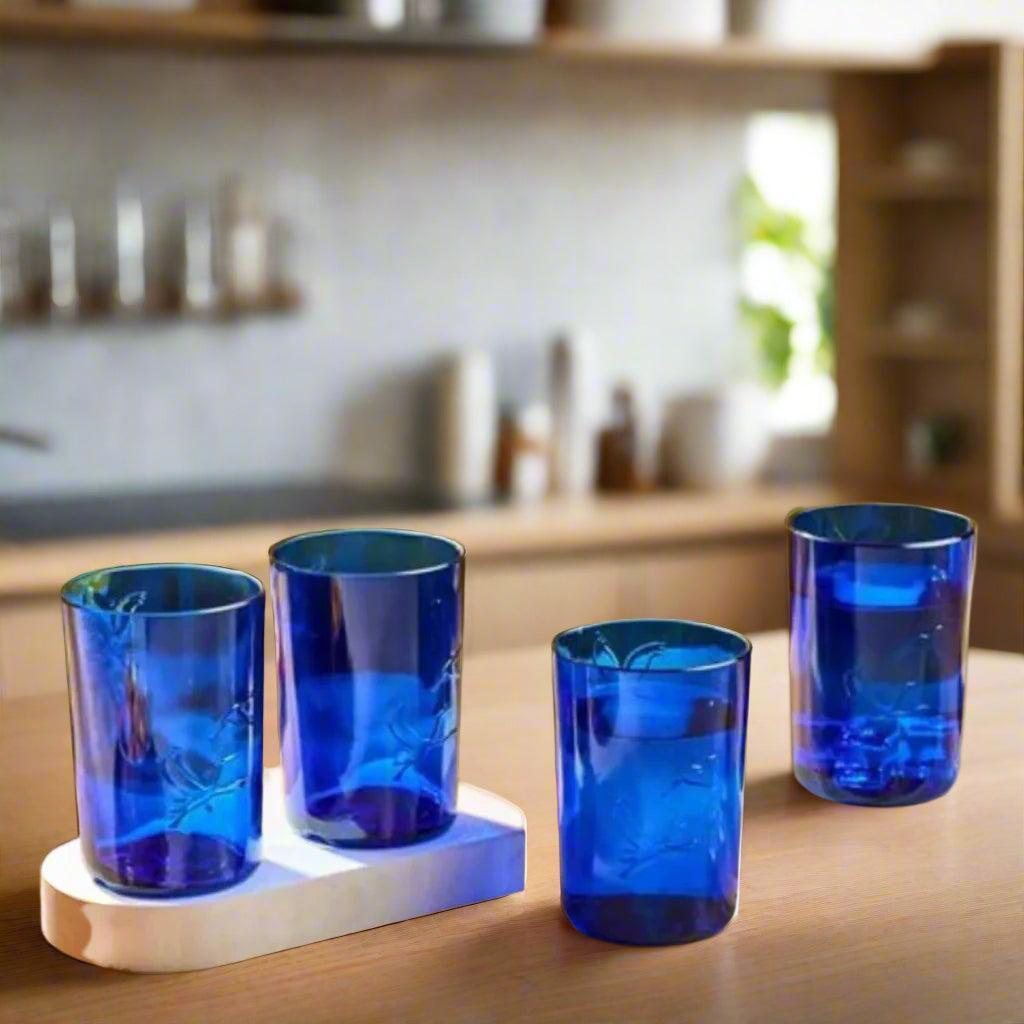 Kavi antiquity bottle Glasses (Set of Four)