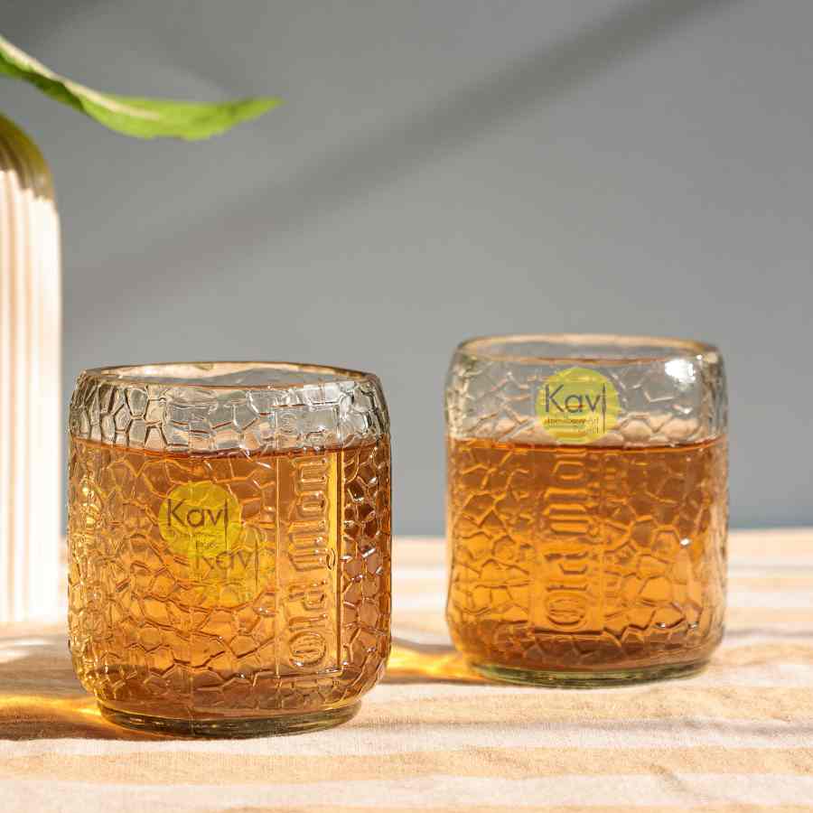 Old Monk Bottle Serving Set - Kavi The Poetry-Art Project