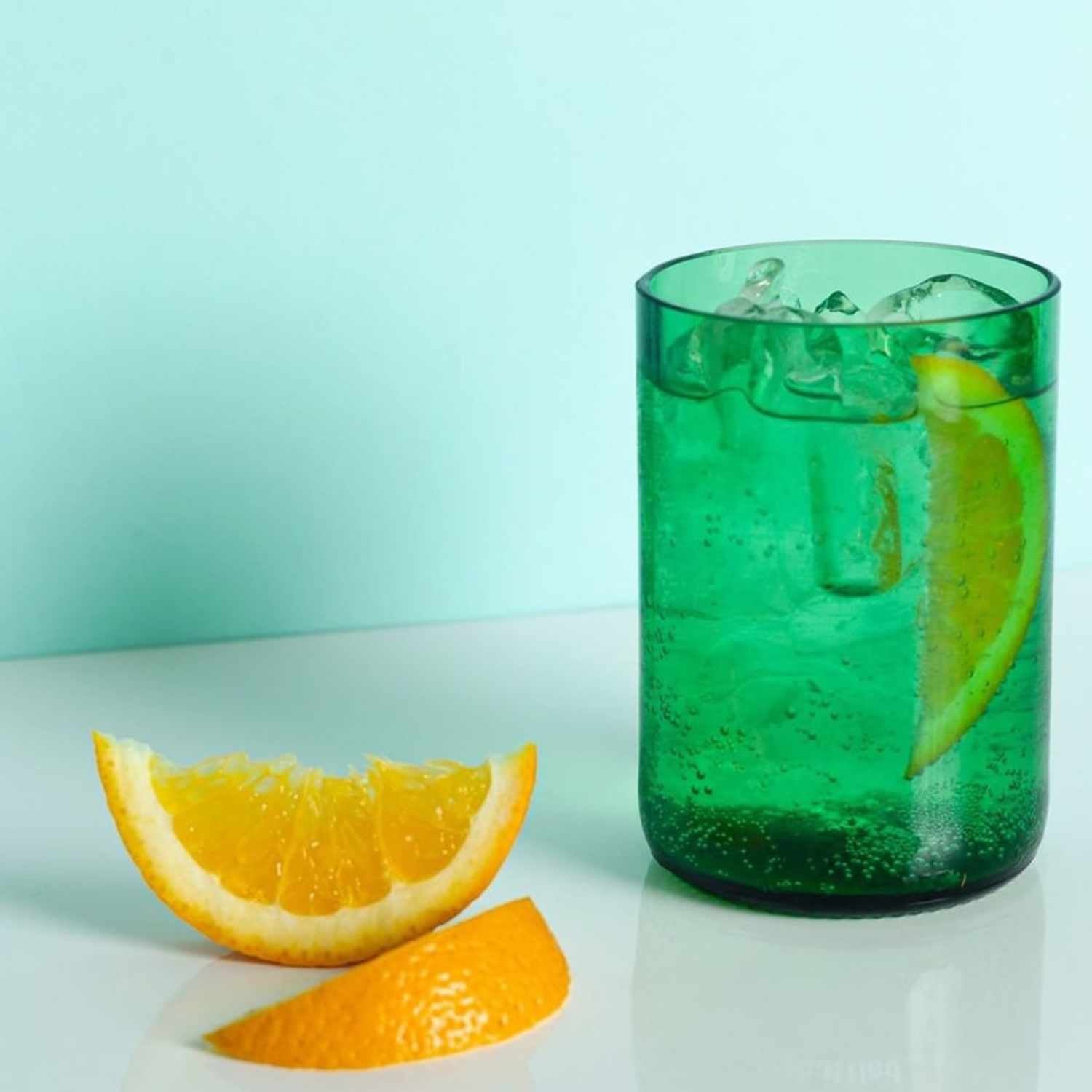 upcycled wine bottles glasses (SET of 4)