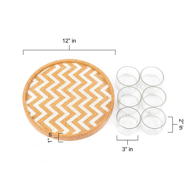 Absolut Bowls With Cork Tray