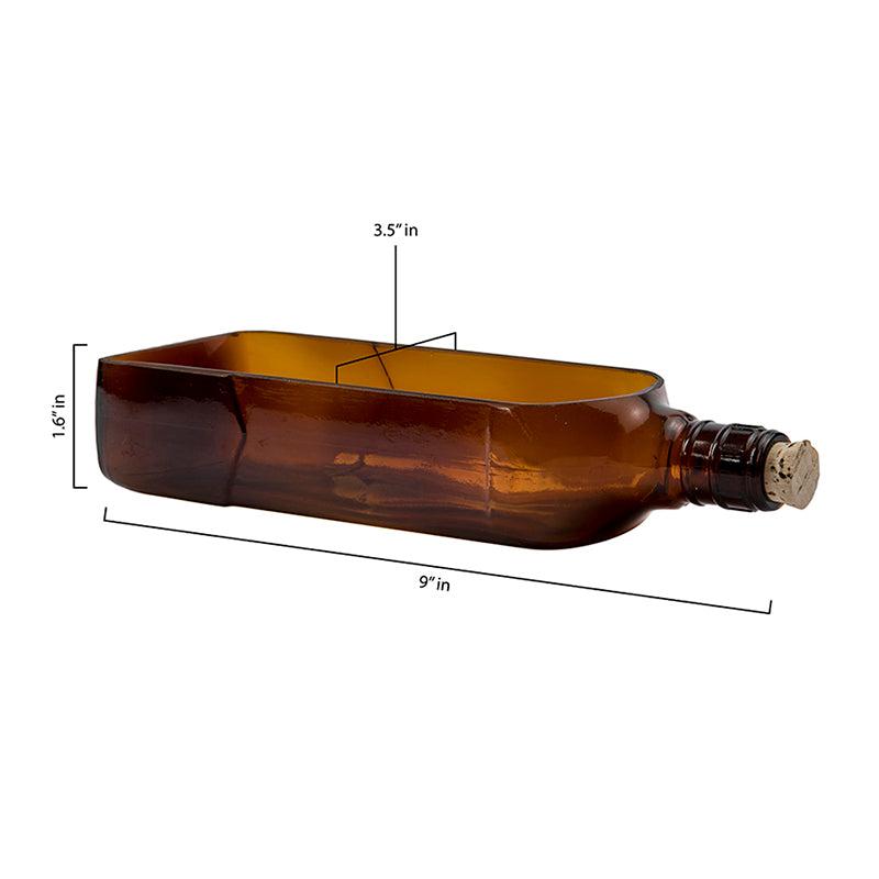 Ballantine Bottle Platter With Glasses
