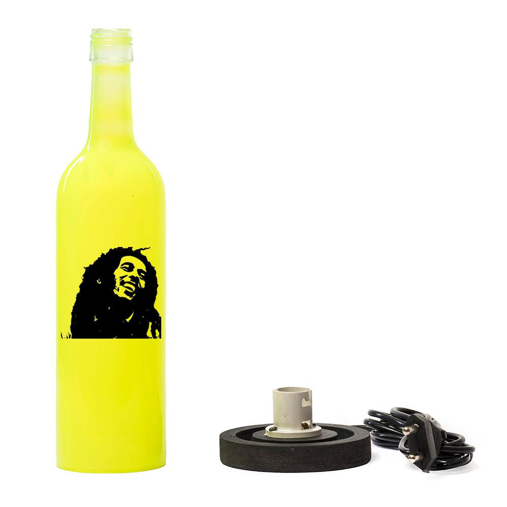 Bob Marley Inlit Lamp (Fl. Yellow)