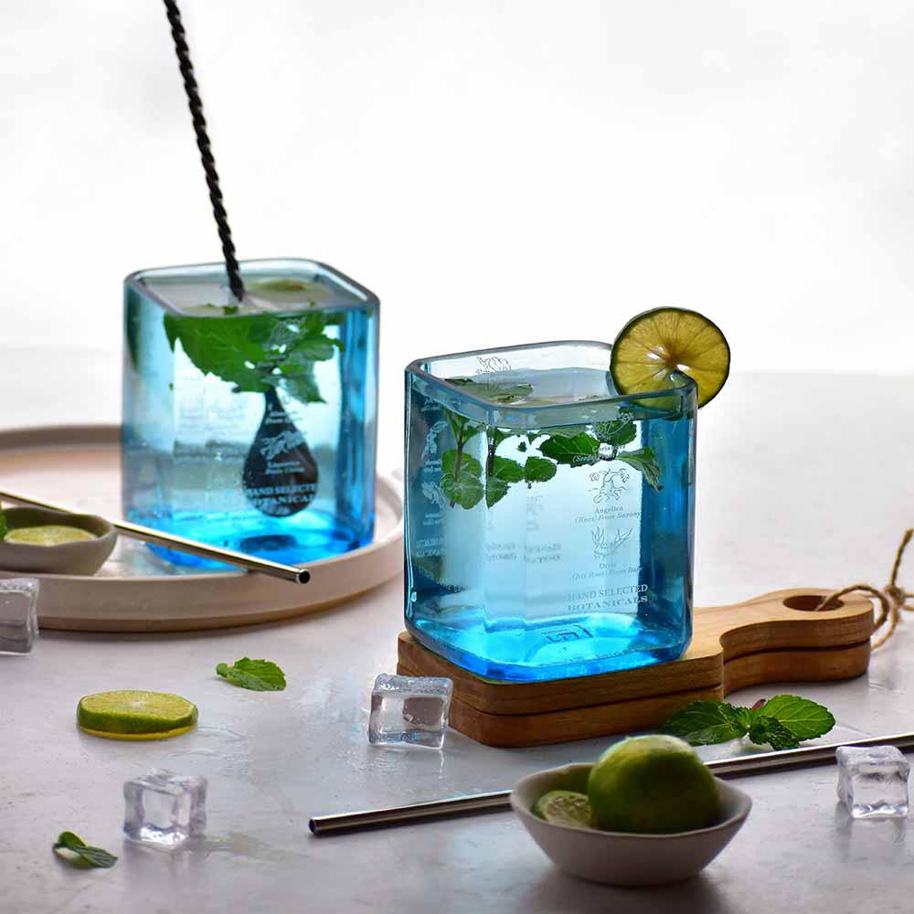 Kavi Bombay Sapphire Glasses (Set of Four)