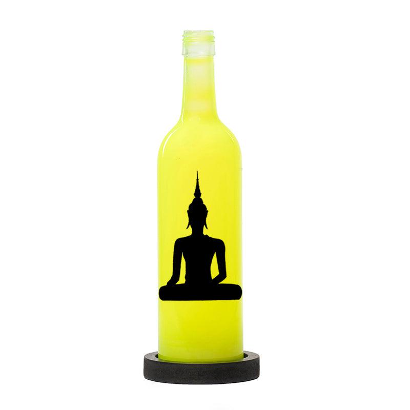 Buddha Inlit Lamp (Fl. Yellow)