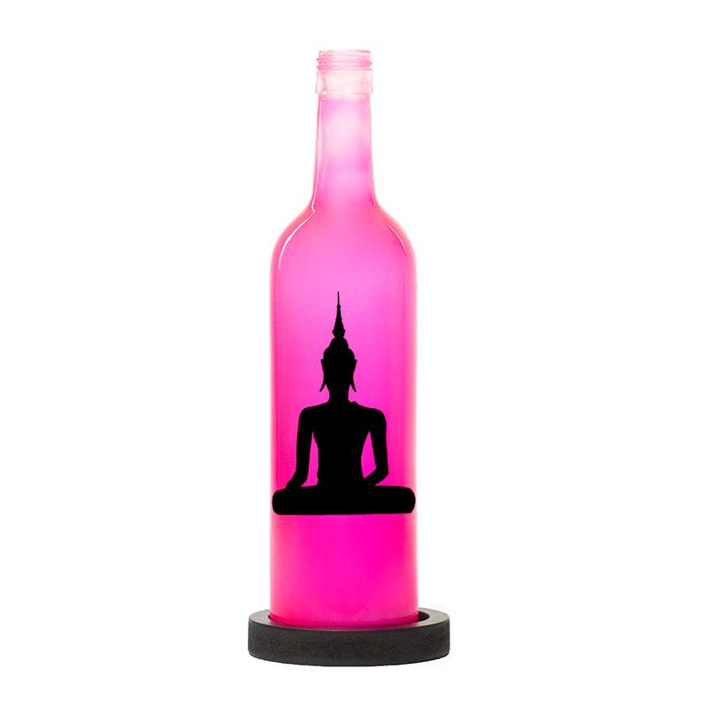 Buddha Inlit Lamp (Pink)