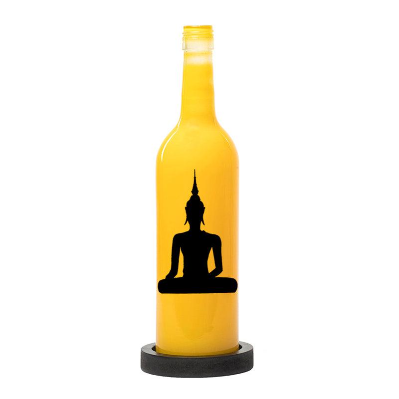 Buddha Inlit Lamp (Yellow)