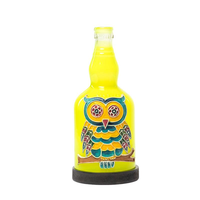 Colorful Owl Handmade Inlit (Fl. Yellow)