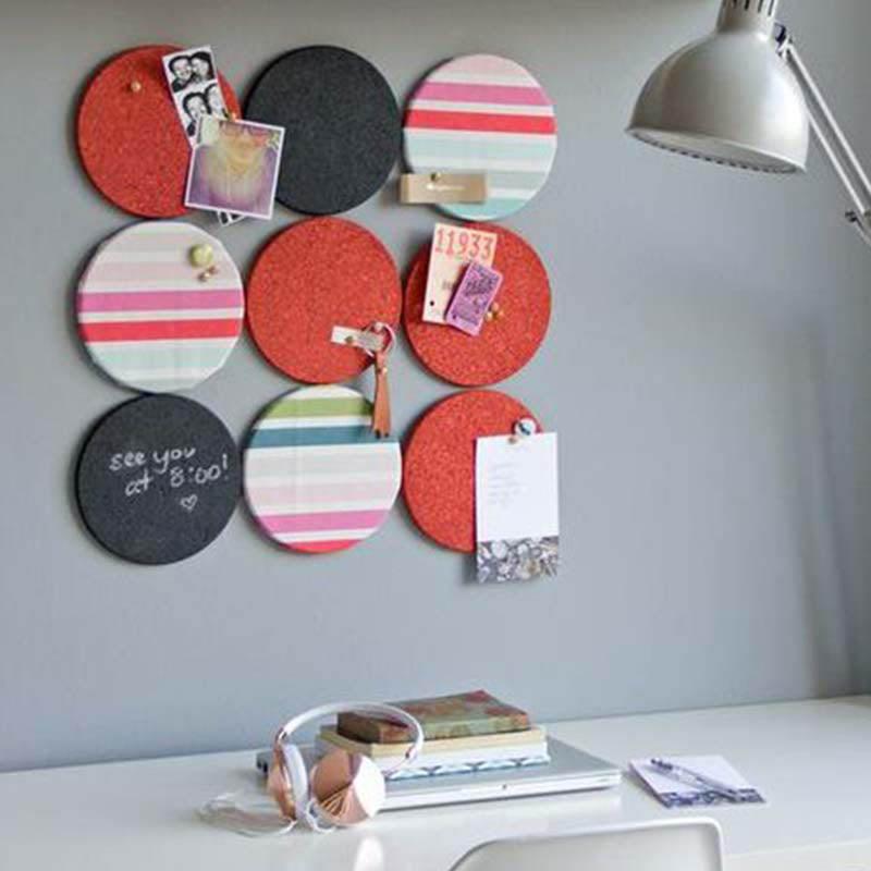 Kavi Multipurpose Natural Cork Mat (Set of 6 )