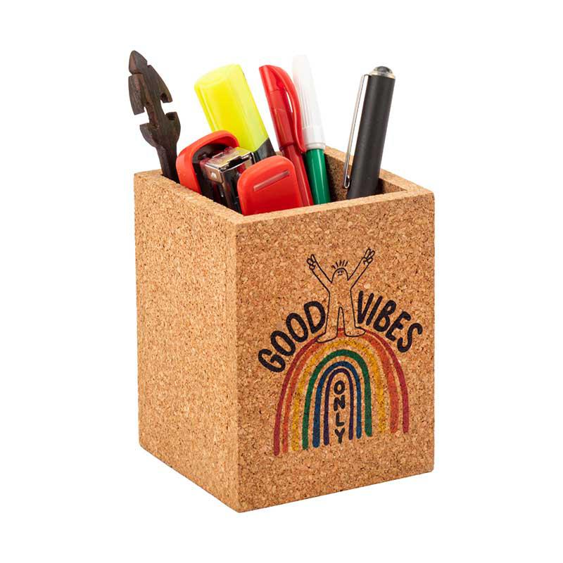 Customised Cork Pen Stand