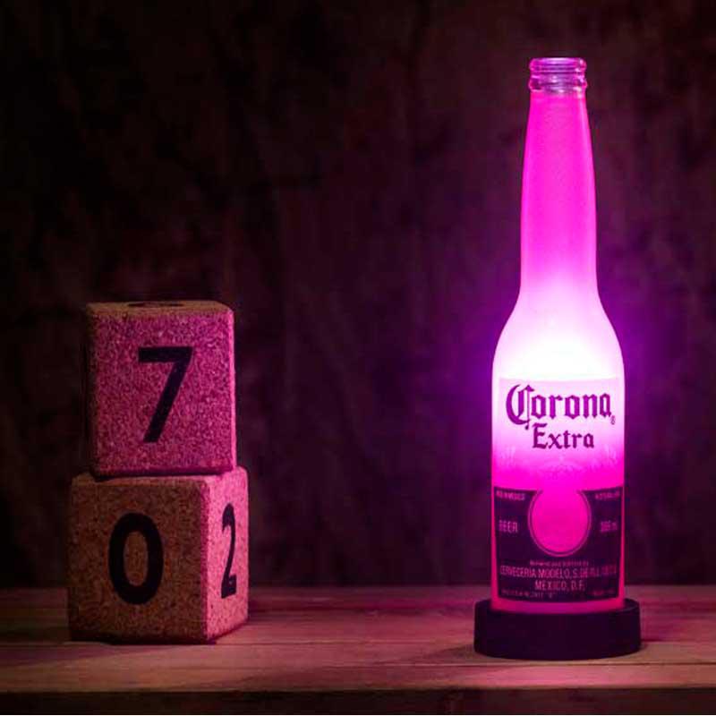 Corona Lamp (Pink)