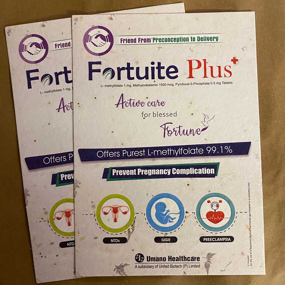 Customised A5 Seed Paper Cards