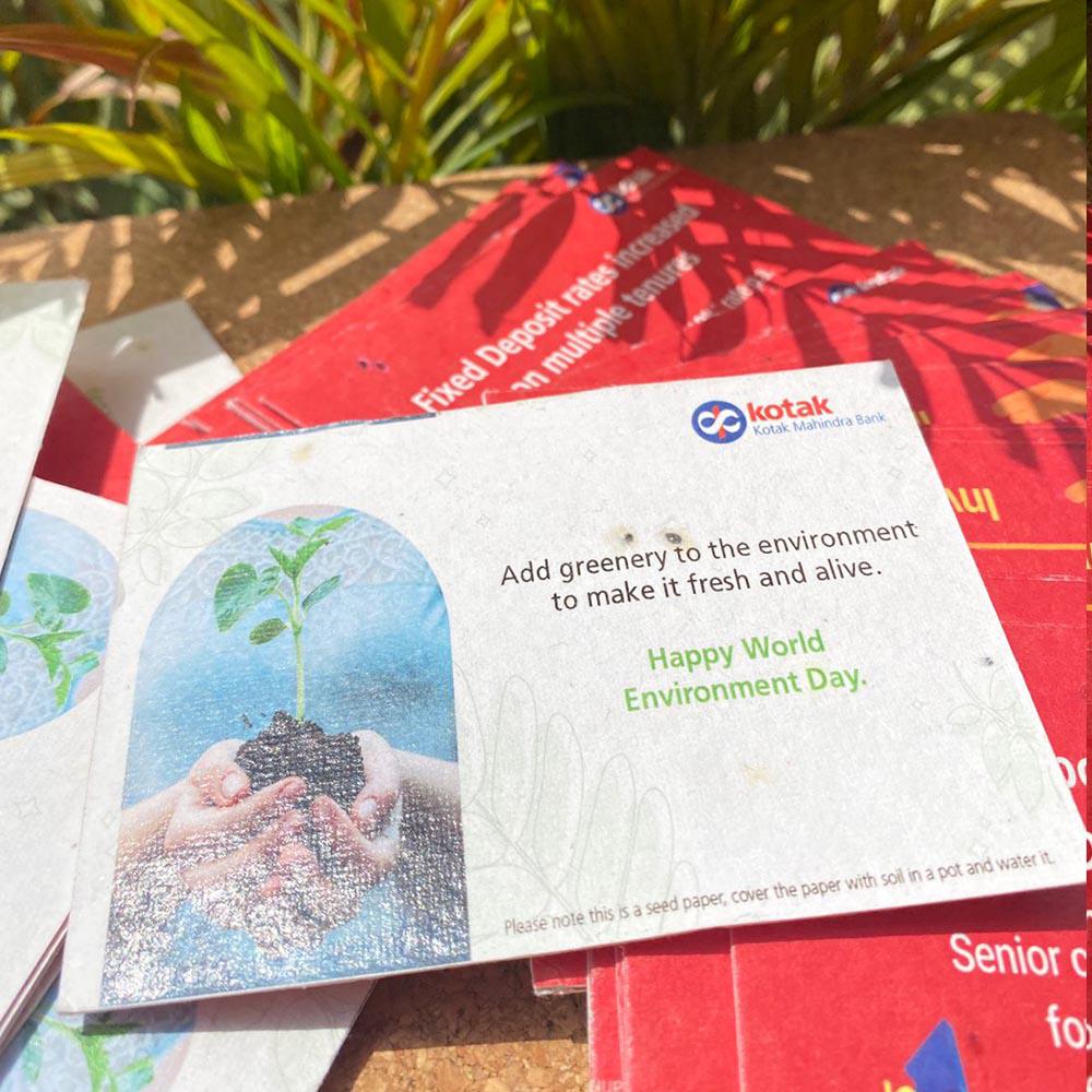 Customised Seed Paper Cards