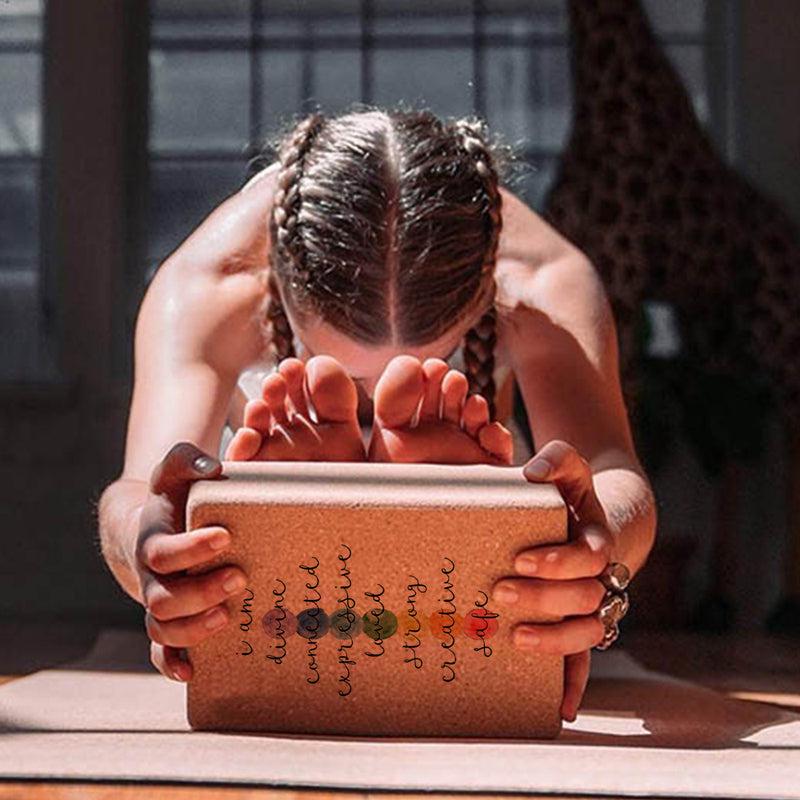 Kavi Chakra Cork Yoga Bricks (Set of 2)