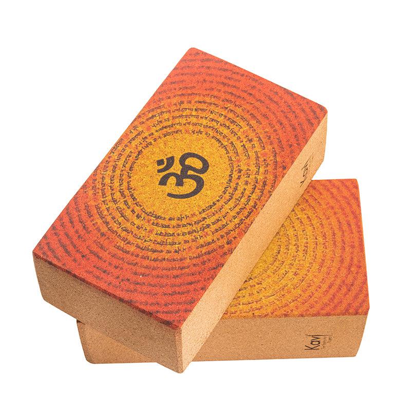 Kavi Om Cork Yoga Bricks (Set of 2)