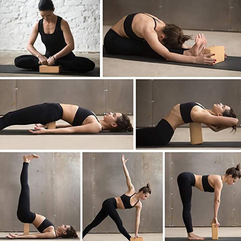 Kavi Tatva Cork Yoga Bricks (Set of 2)