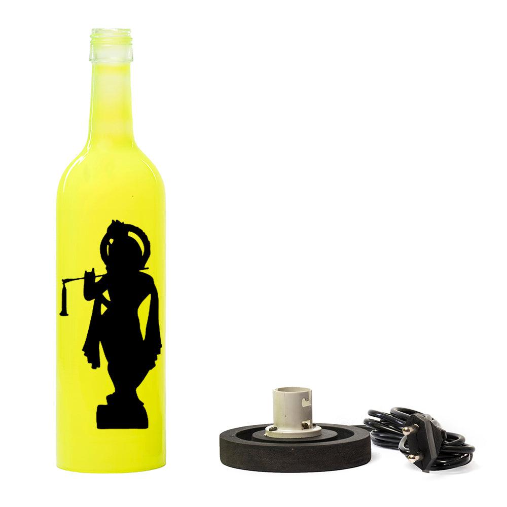 Krishna Inlit Lamp (Fl. Yellow)