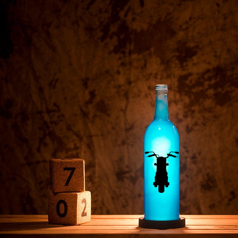 One For The Road Inlit Lamp (Blue)