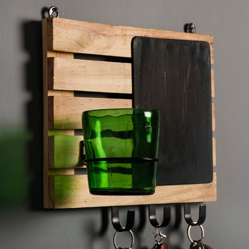 Wooden Pallet Chalkboard with Vat69 Planter