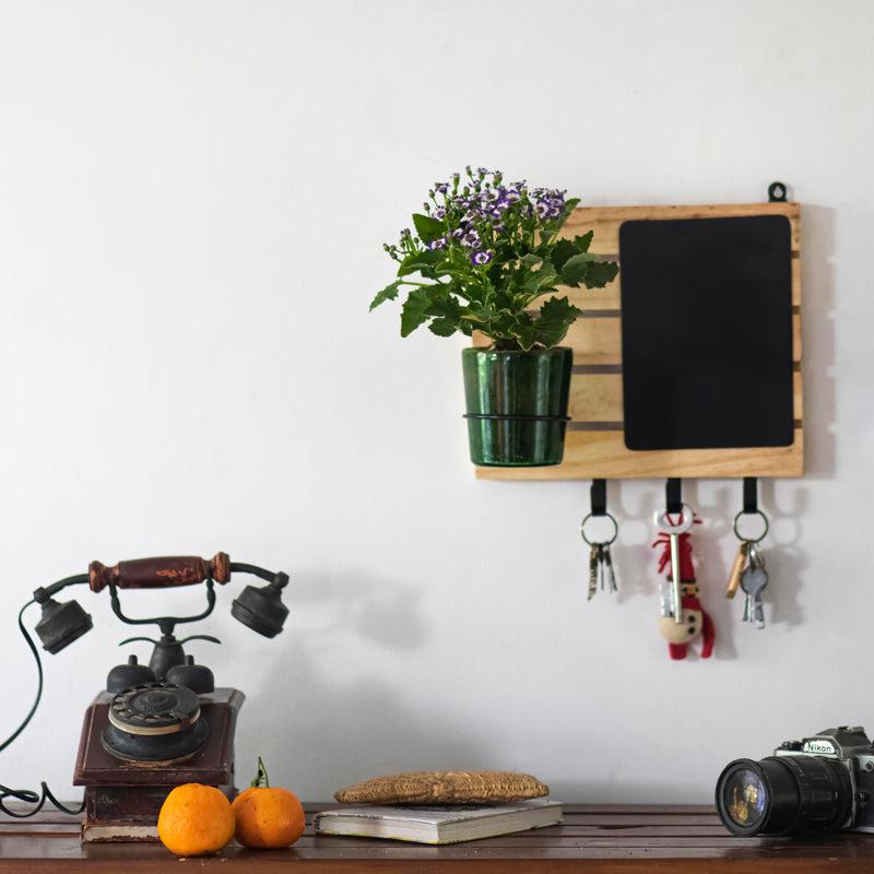 Wooden Pallet Chalkboard with Vat69 Planter