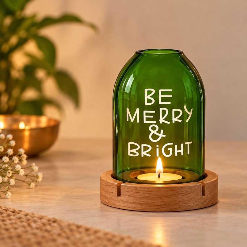 Merry and Bright Tea Light Holder