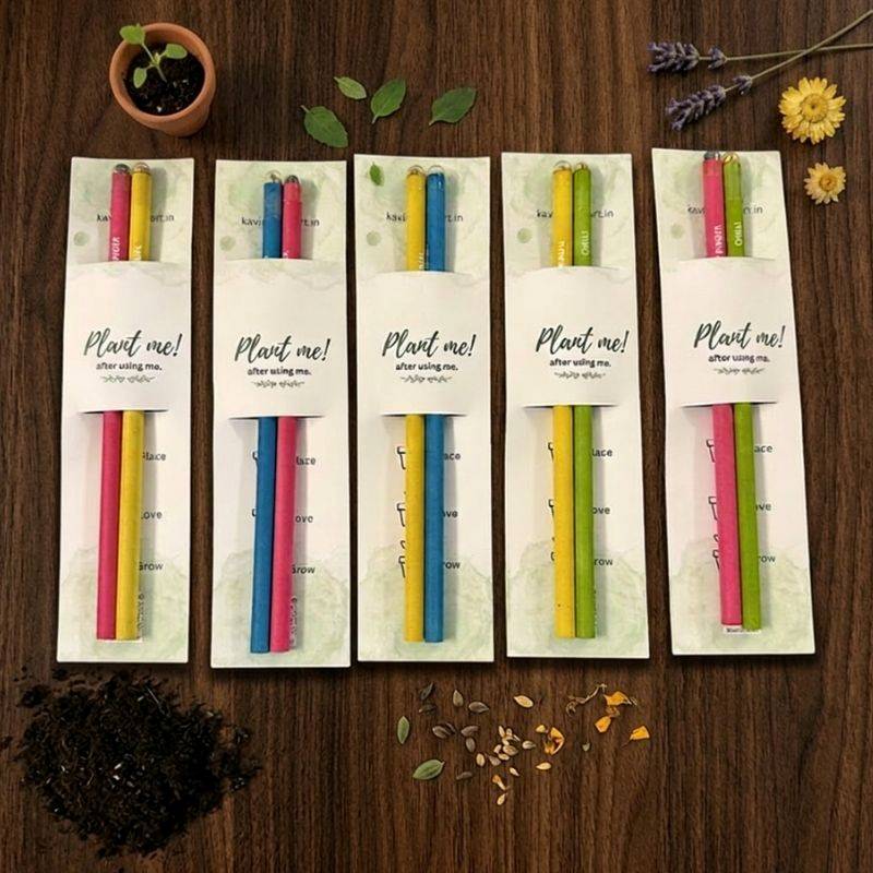 Plantable Seed Pencils With Sleeve