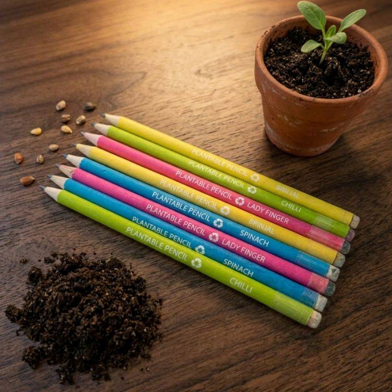Plantable Seed Pencils With Sleeve