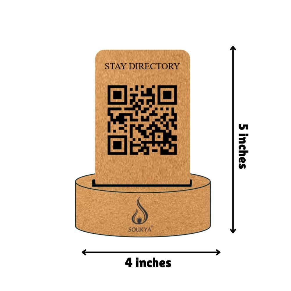 Custom Cork QR Code Display Stand (Pack of 5) - Kavi The Poetry-Art Project