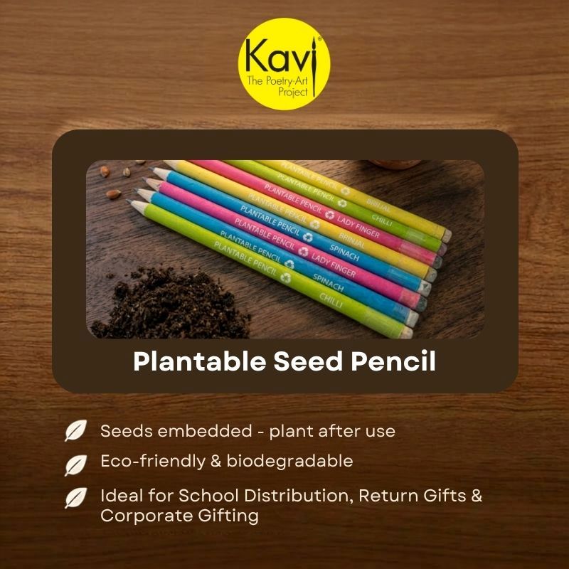Plantable Seed Pencils With Sleeve