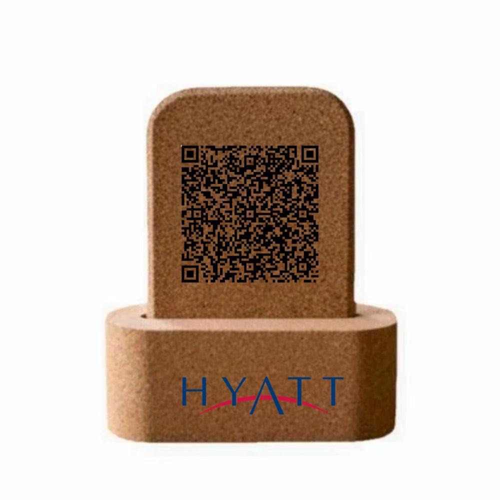 Custom Cork QR Code Display Stand (Pack of 5) - Kavi The Poetry-Art Project