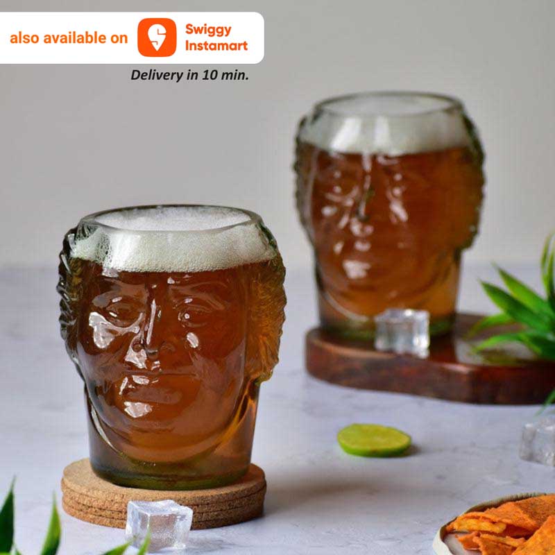 Old Monk Quirky Glasses 600 ML