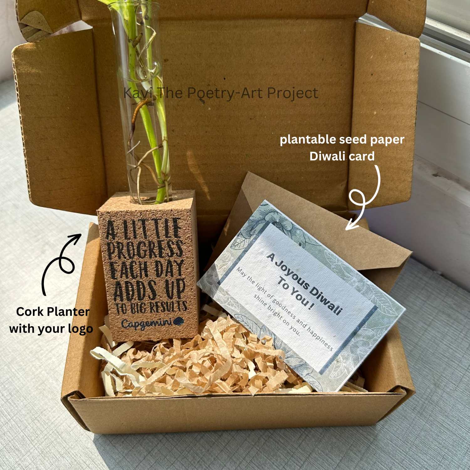 Customised Green Diwali Gift Box