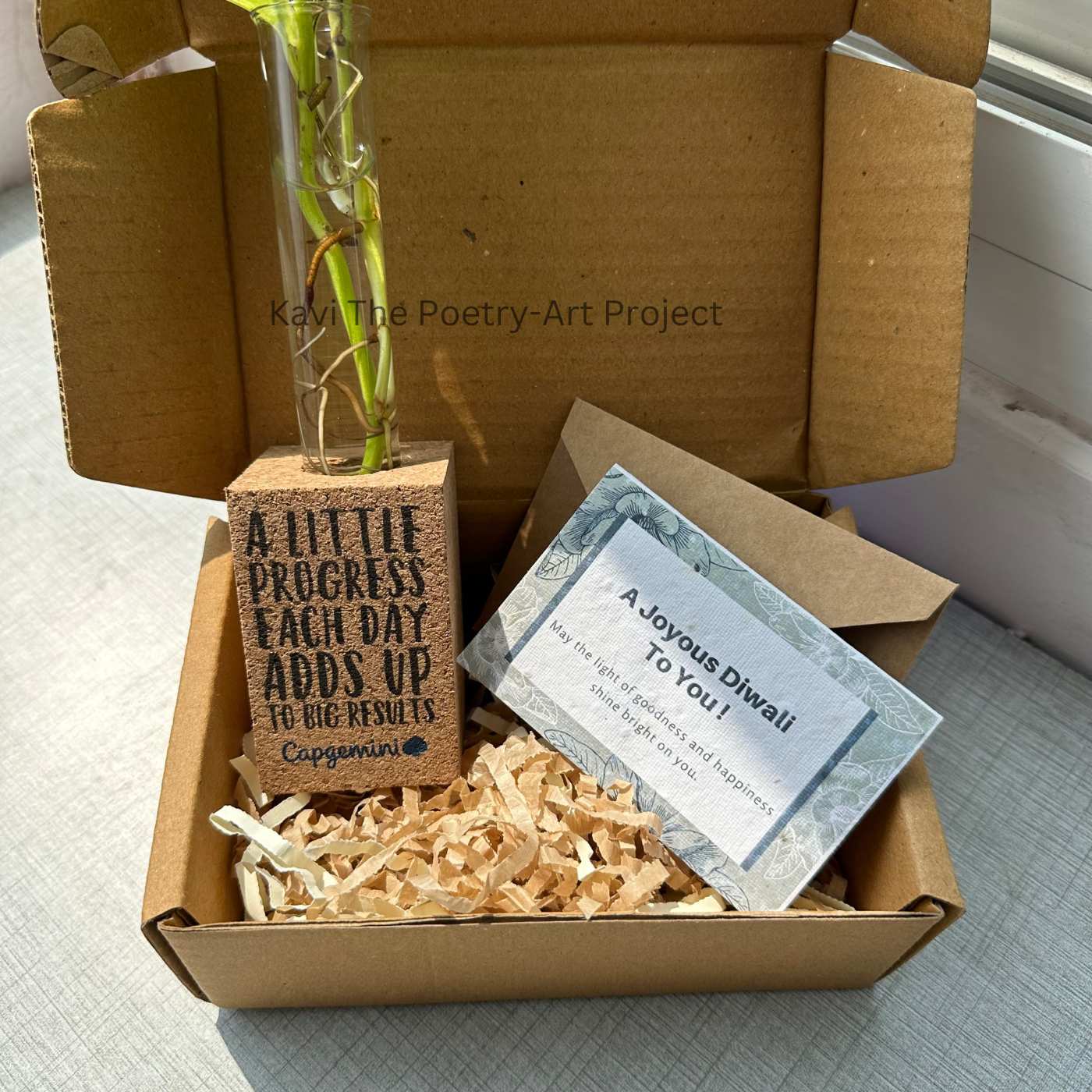 Customised Green Diwali Gift Box