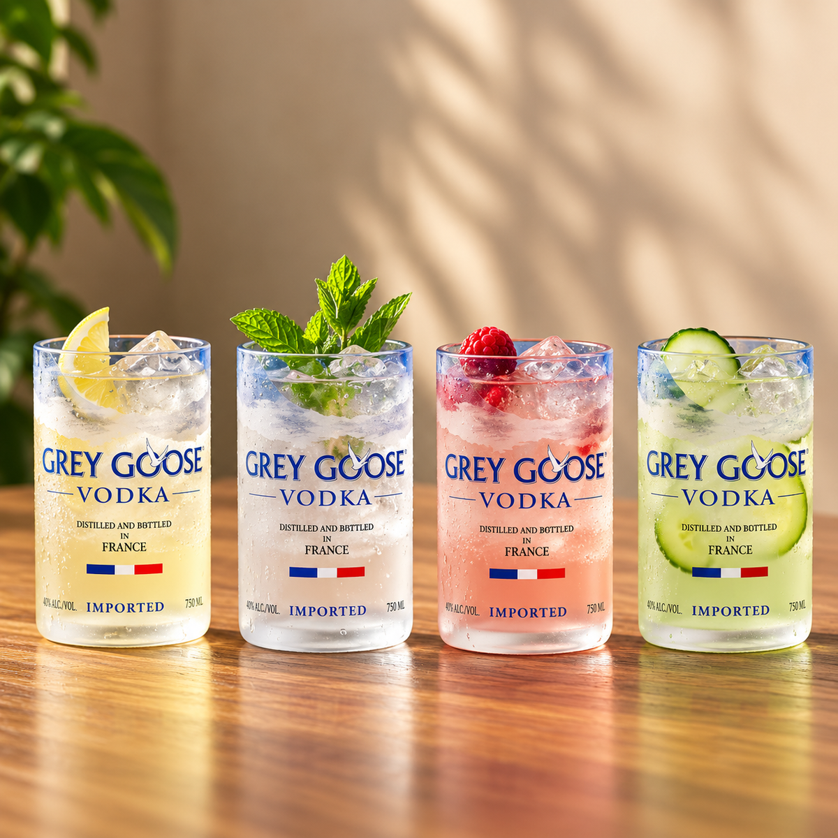 Kavi Grey Goose Glasses (Set of Four)