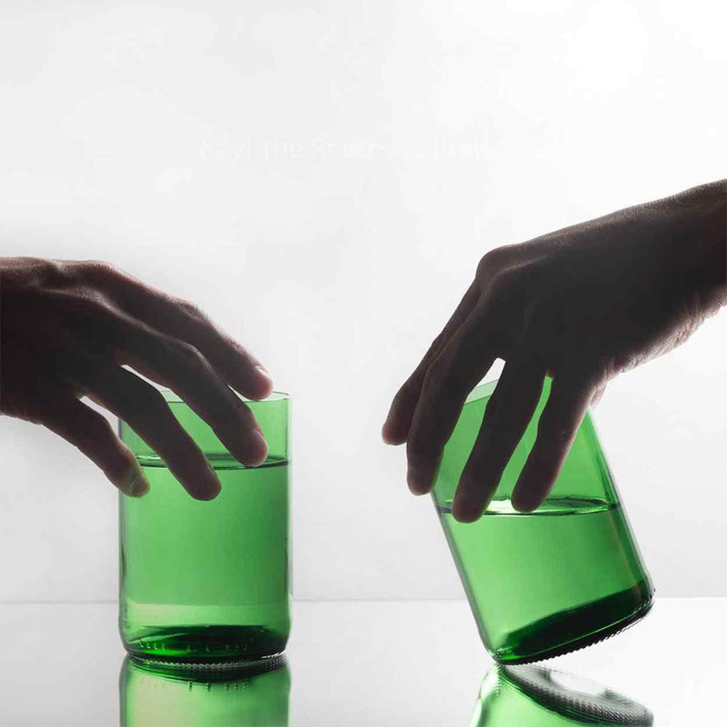Upcycled Wine bottle glasses (Set of SIX)