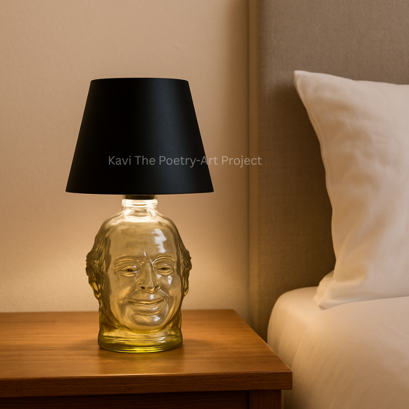 Wireless small Old monk bottle lamp