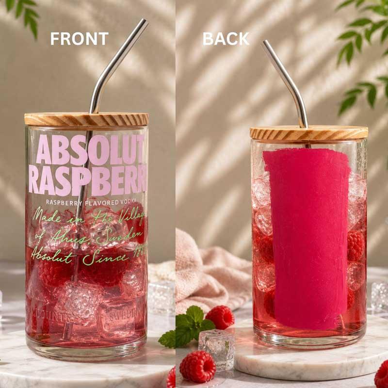 Eco friendly absolut bottle sipper