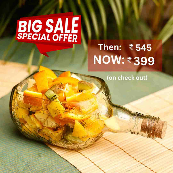 Old Monk Bottle Platter