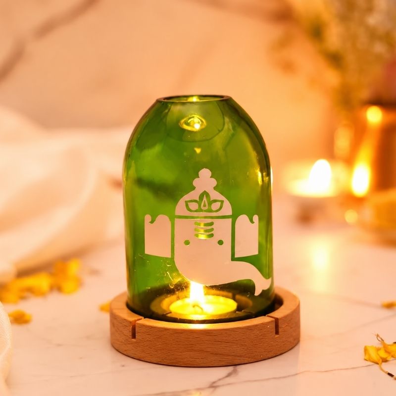 Eco friendly Ganesha Tea Light Holder