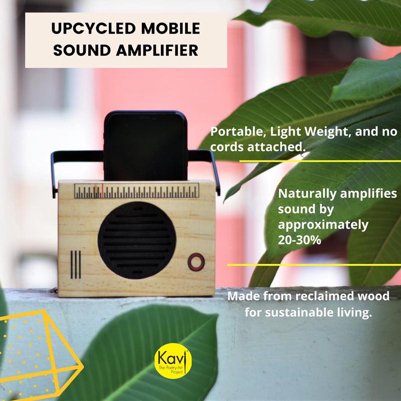Customised Upcycled Mobile Phone Sound Amplifier with Plantable Diwali Card