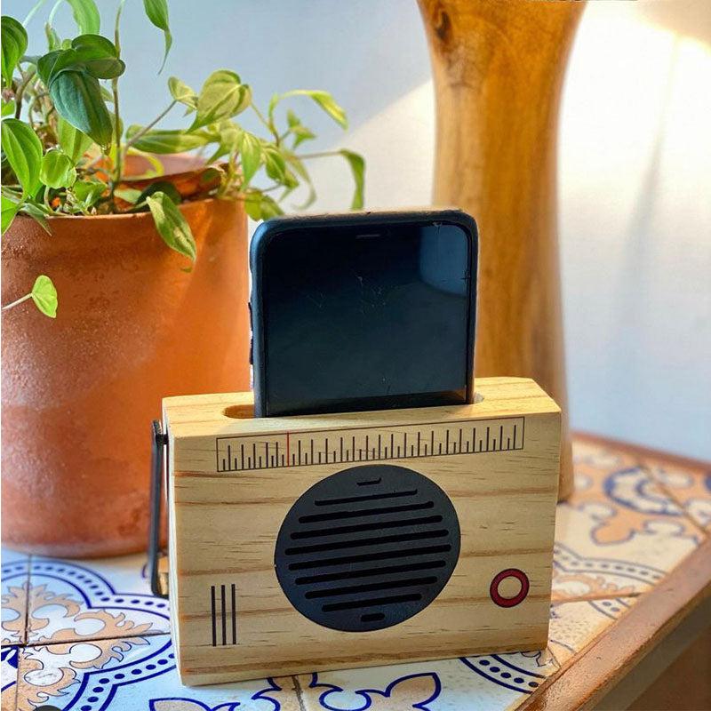 Customised Upcycled Mobile Phone Sound Amplifier with Plantable Diwali Card