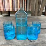 Bombay Sapphire Glasses ( Set of 4 ) with Jug