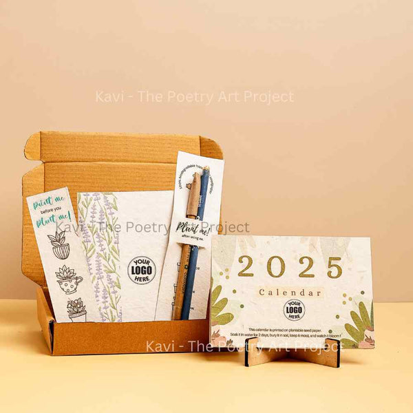 Customised Plantable Seed Paper Calendar Kit