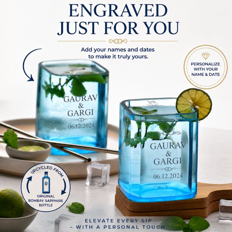Customized Engraved Bottle Glasses