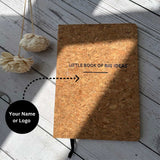 Personalized Big Ideas Cork Diary With Seed Pen