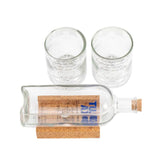 Absolute Bottle Platter With Glasses