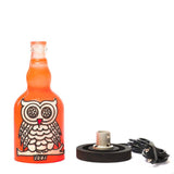 Black & White Owl Handmade Inlit (Orange)
